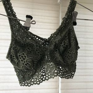 AMERICAN EAGLE GREEN BRALETTE